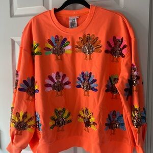Turkey Sequins Sweat Shirt